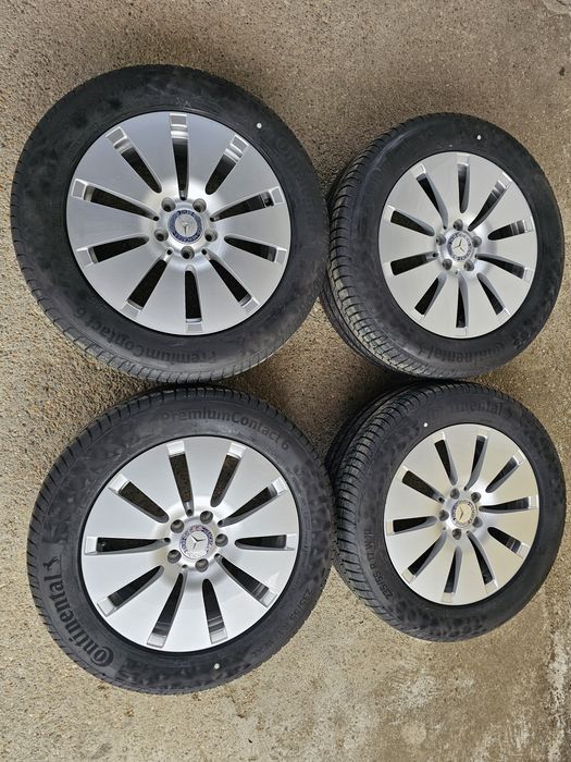 Jante Mercedes 17 "prinderea la prezoane 5X112  , cu anvelope Noi Continental 235/55/17 DOT 2026