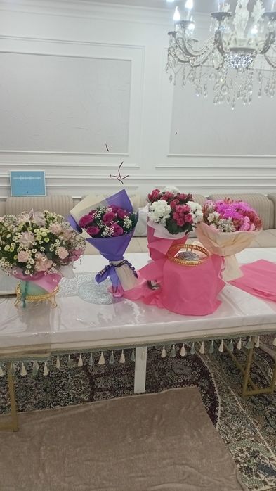 Цветы, букет на день рождения