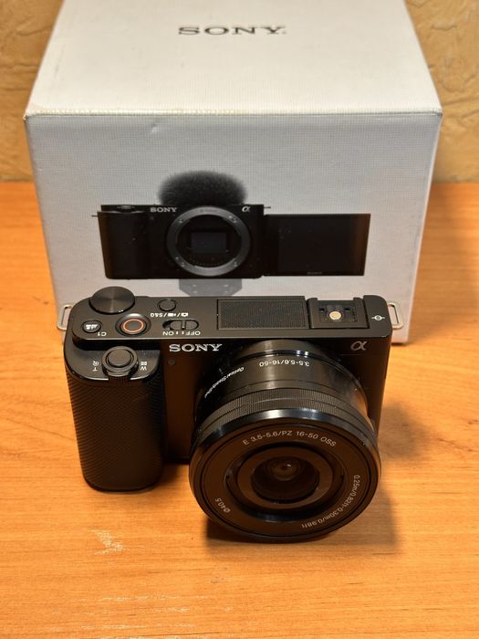 Sony zv-e10 с объективом