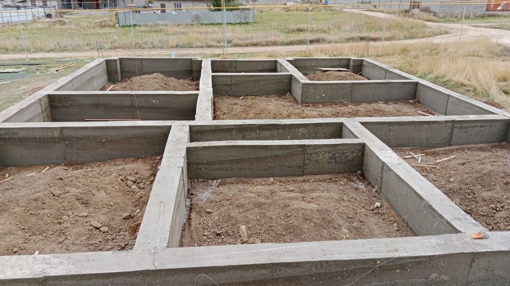 Заливка Фундамент