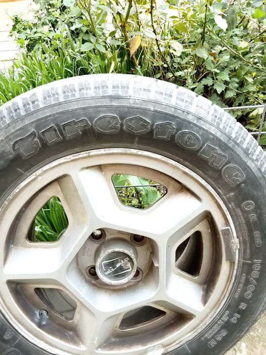 Лети джанти 14 цола(4х100)с гуми, подходящи за Опел и Рено + 2 бр гуми