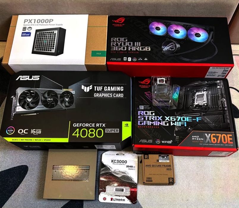 Видеокарта Nvidia Geforce RTX 4080 Super Asus Tuf Gaming oc