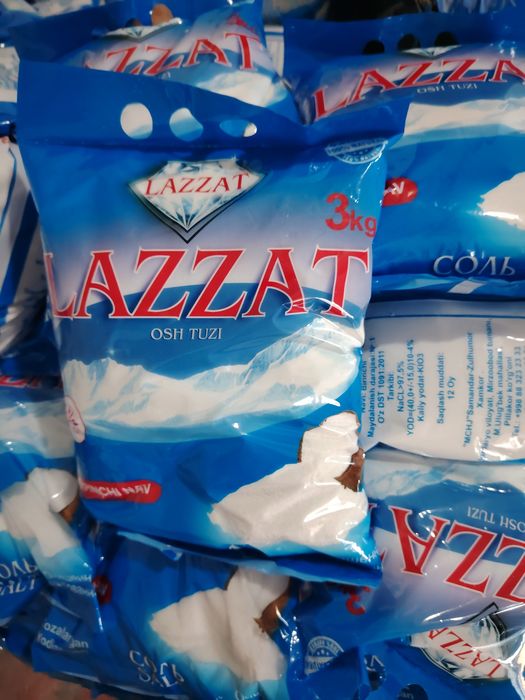 Lazzat osh tuzi 1 kg va 3 kg