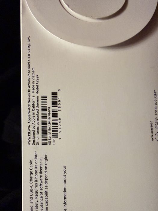 Apple watch 10 rose gold 42