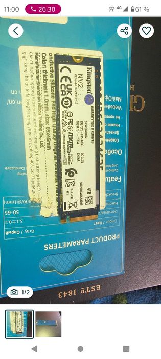 Ssd Kingston 1 tb 2 tb 4tb