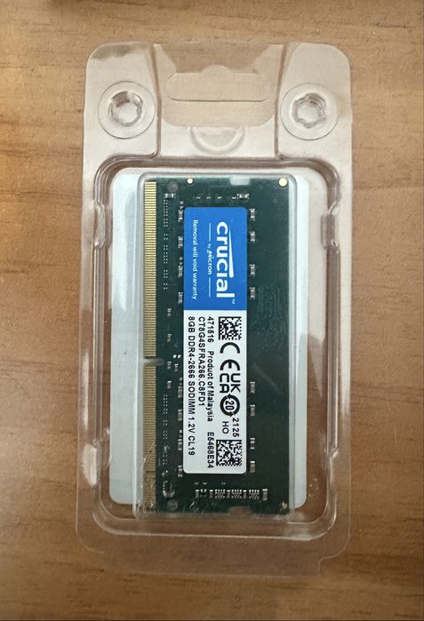 Crucial DDR4 2666 SODIMM 8GB