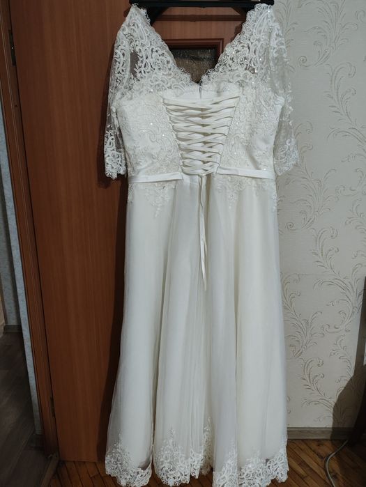 Продам свадебное платье, 50-56 размер