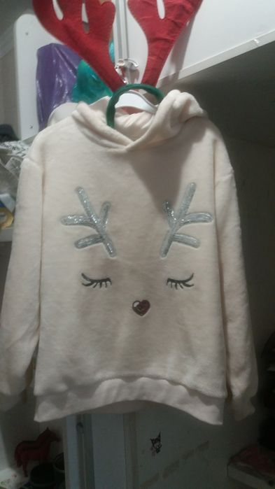 кофта на рост 152 на 8-9 лет с капюшоном