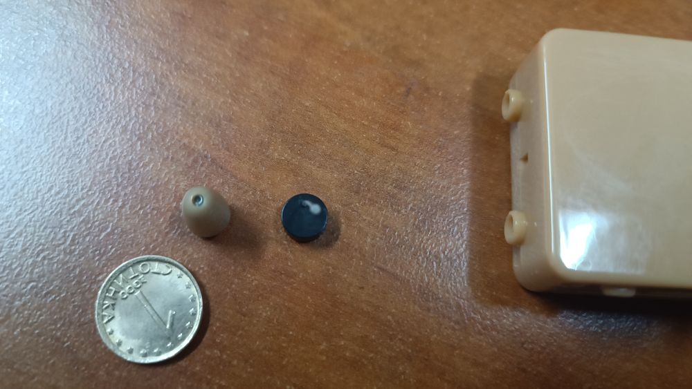 Микро Слушалка за преписване с GSM приемник без примка