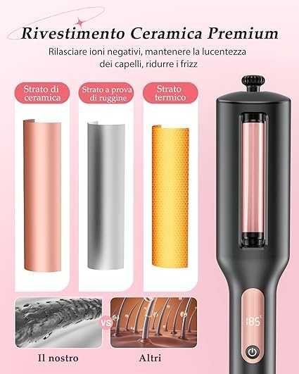 4 в 1 регулируема преса за вълни за коса Bestope hb-88