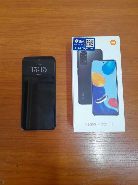 Redmi Not 11 holati juda yaxshi, hujjat karobkalari bor