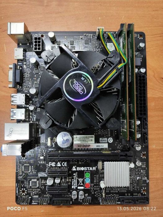 Biiostar H 310 + Core i5 8400 + Cooler = 799.999 сум