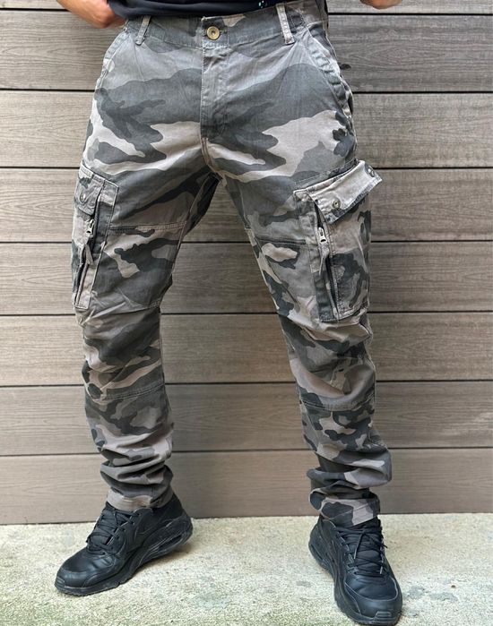 Мъжки камуфлажни карго панталони