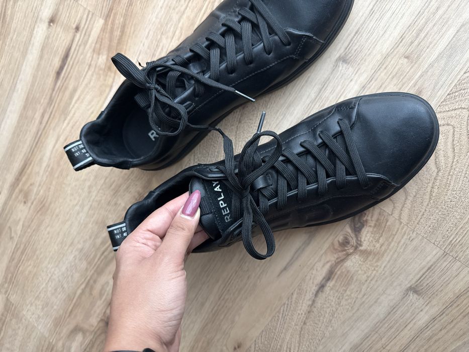 Мъжки обувки/маратонки Replay естествена кожа