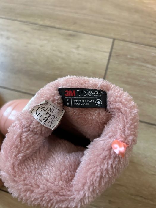 Cizmulițe căptușite cu polar pentru fetite iarna , marimea 28