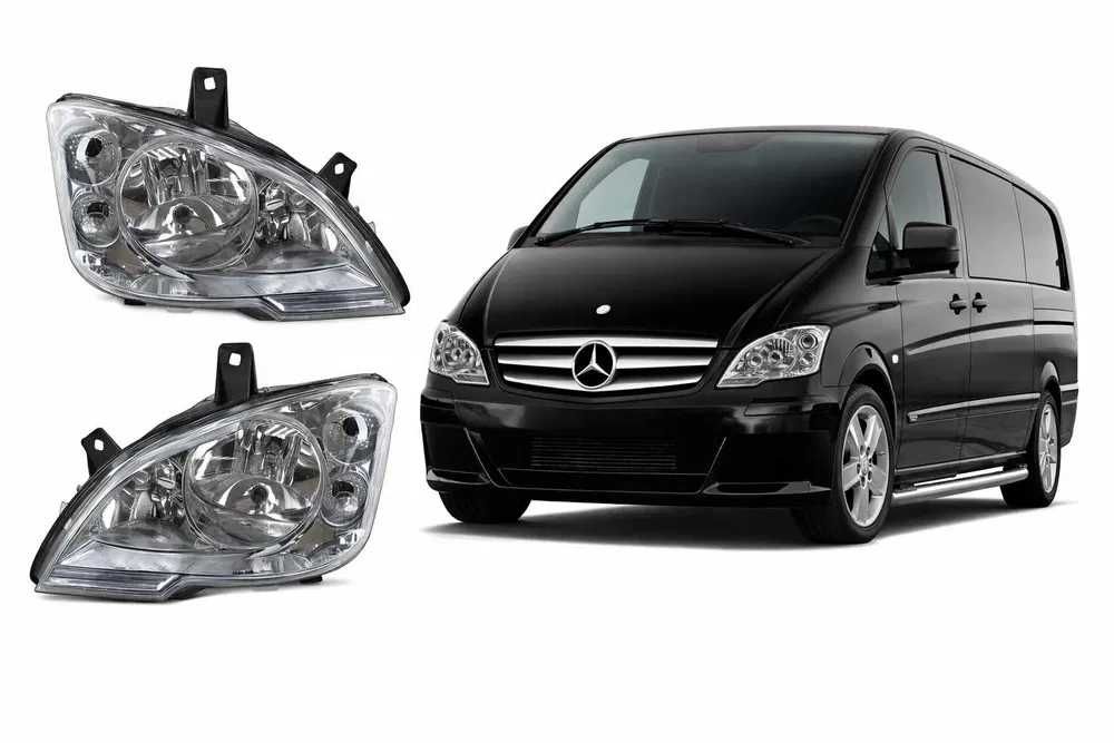 Far Faruri Mercedes VITO / VIANO (2010-2015) stanga-dreapta cu motor