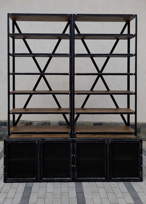 Raft dressing cu comoda stil industrial