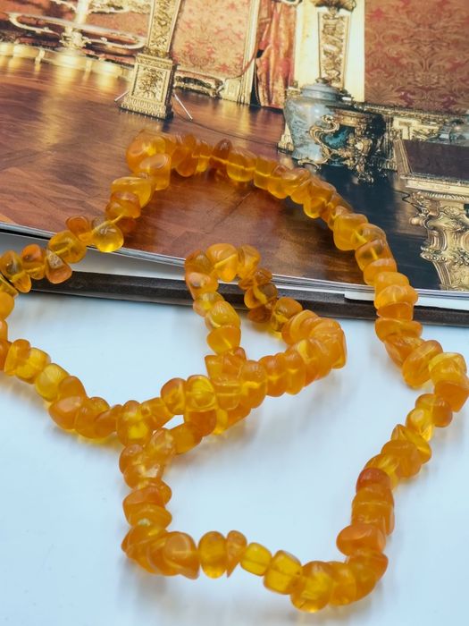 Огърлица от естествен балтийски кехлибар, янтар,amber