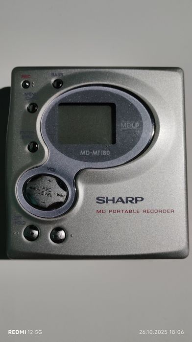 minidisc sharp mt 180