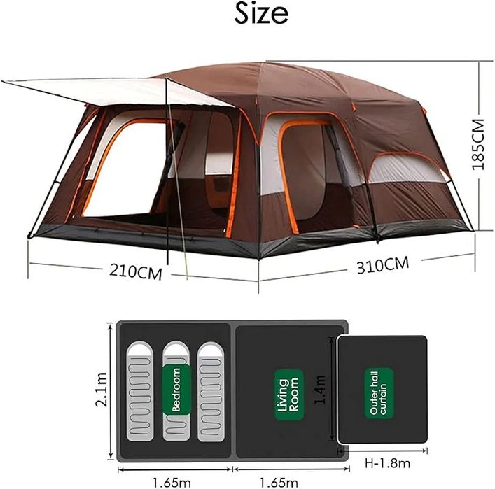 Палатка автомат 5-6 местный