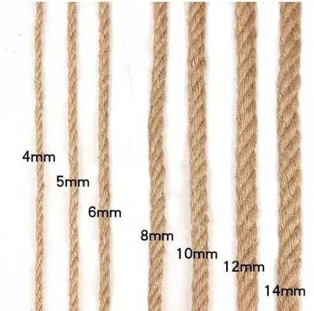 Джутовый канат, веревка (Жут аркон) каноп 4-40 мм
