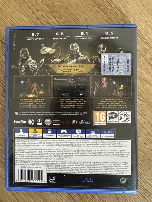 Injustice 2 PS4 руски език