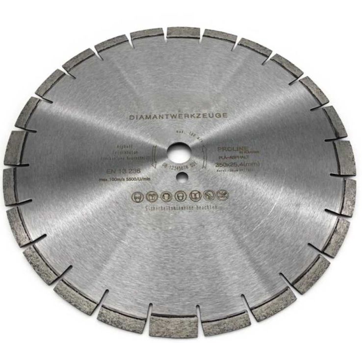 Disc diamantat diametru 350 / 25,4 mm calitate premium