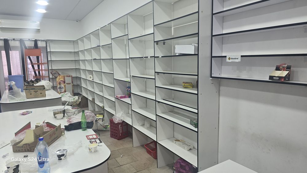 Магазин полкаси янги холати