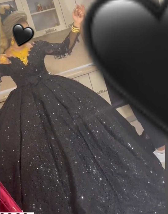 Булченска рокля черна