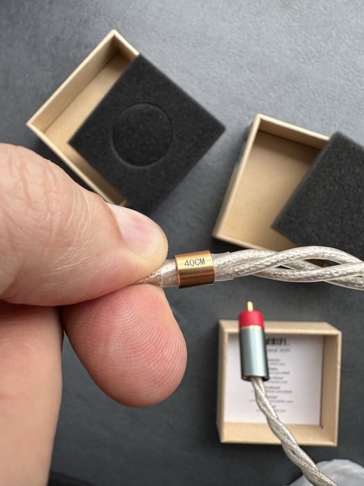 Cablu audio RCA coaxial analog R+L, ddHiFi RC 20A