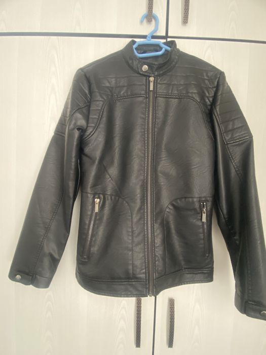 Geaca DeFacto, imitatie piele, pentru copii, 13-14 ani, 158-164 cm