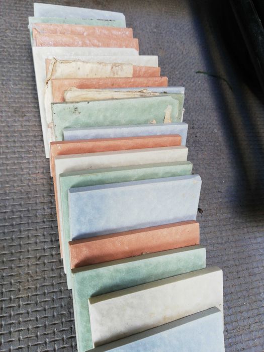 Плочки 7 на 7см теракот различни цветове