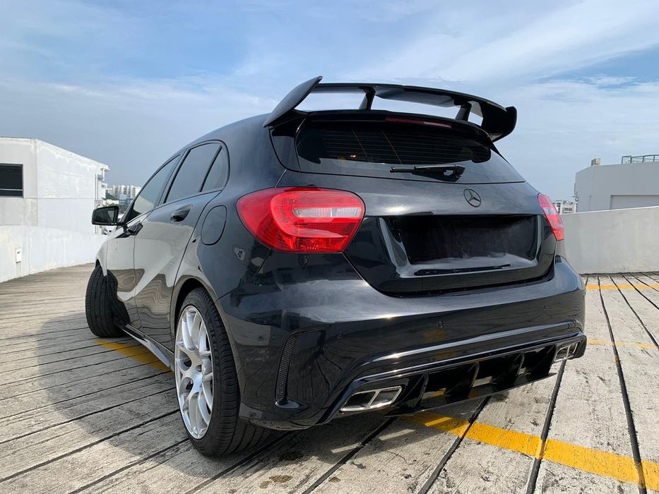 W176 A45AMG пакет Facelift броня решетка прагове дифузьор C117 CLA45AM