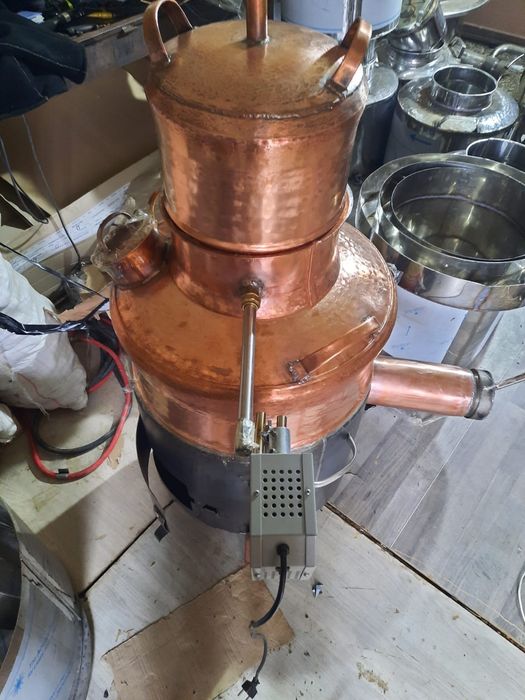 Cazan de tiuca din inox și cupru