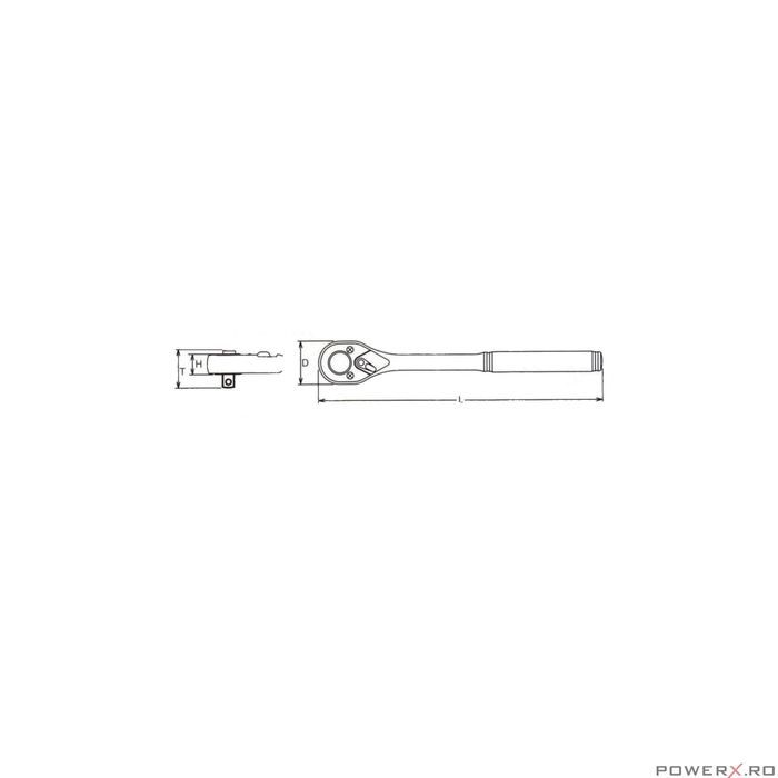 Antrenor cu clichet 1/4", 72T, Asta