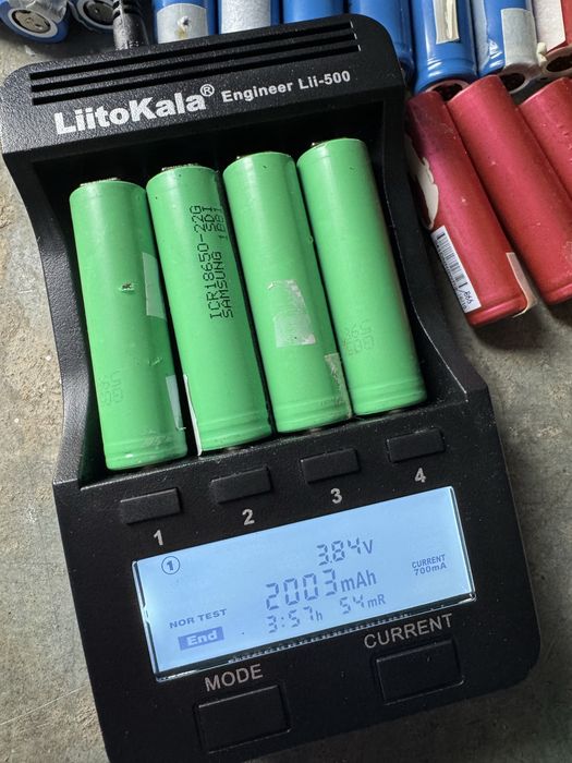 Аккумуляторы 18650 Li-ion