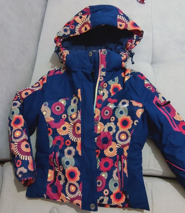 Зимний комбинезон с курткой на девочку, рост 116см, на 4-6 лет