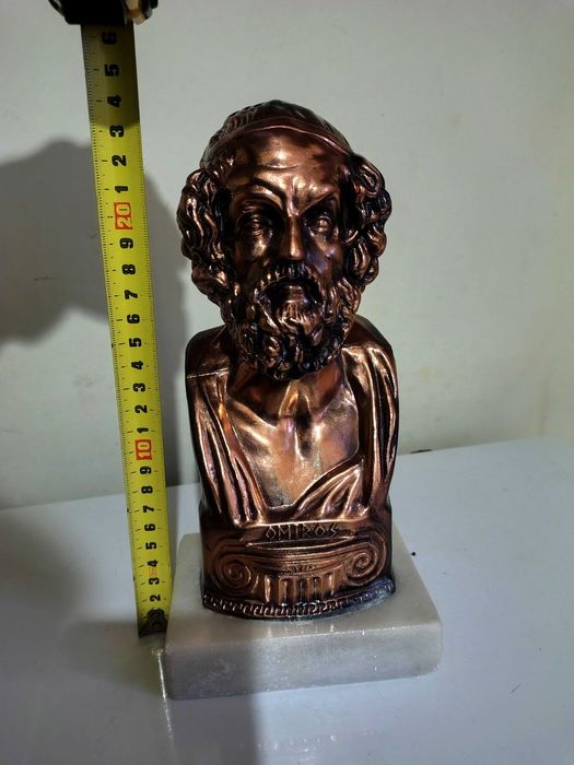 Страхотен Бронзов Бюст На Омир