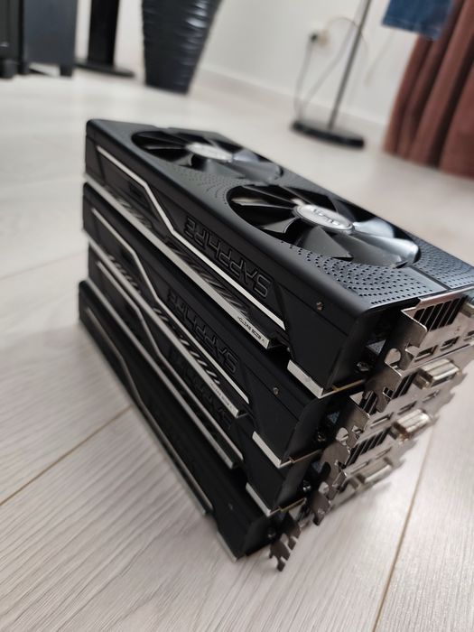 4x Placa video Sapphire Nitro Rx 480 4 Gb