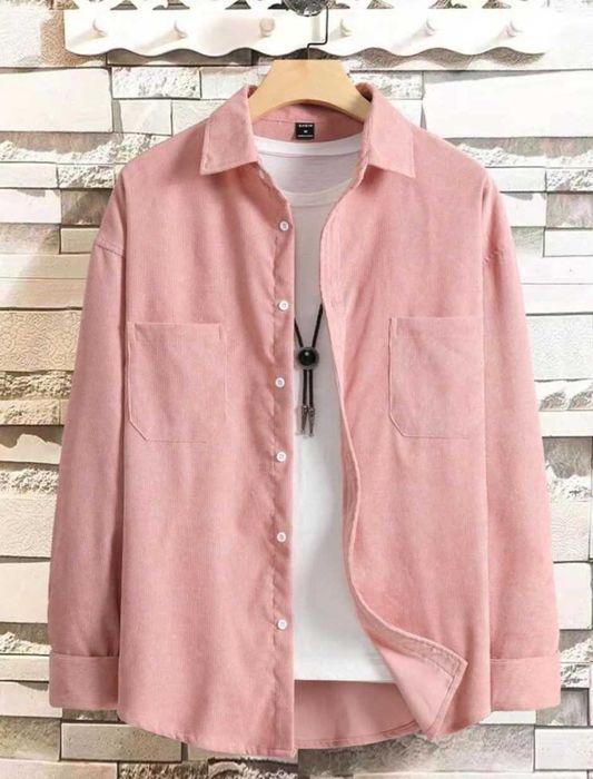 Мъжка розова риза - чисто нова