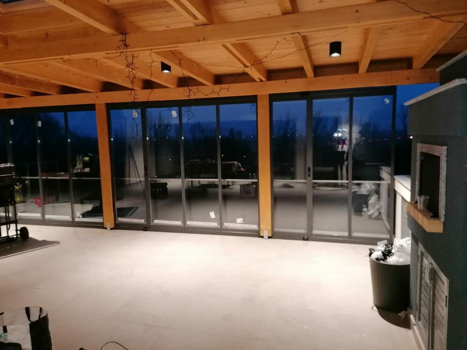 INCHIDERE terasa sticla glisanta securizata geam termopan