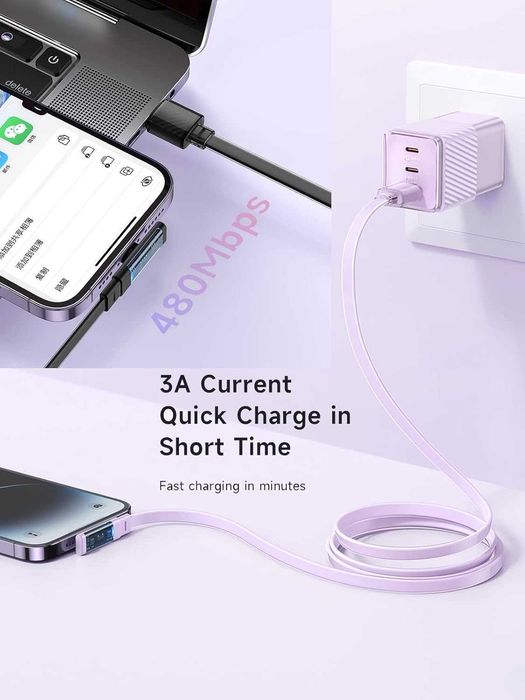 Cablu breloc USB-C InCharge 6 15W / iPhone IZHOI 36W