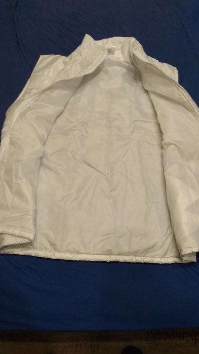 Бели работни ватирани/есенни  елеци