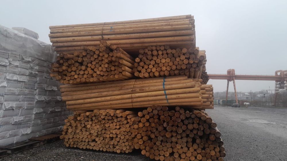 Оцилиндрованные бревна