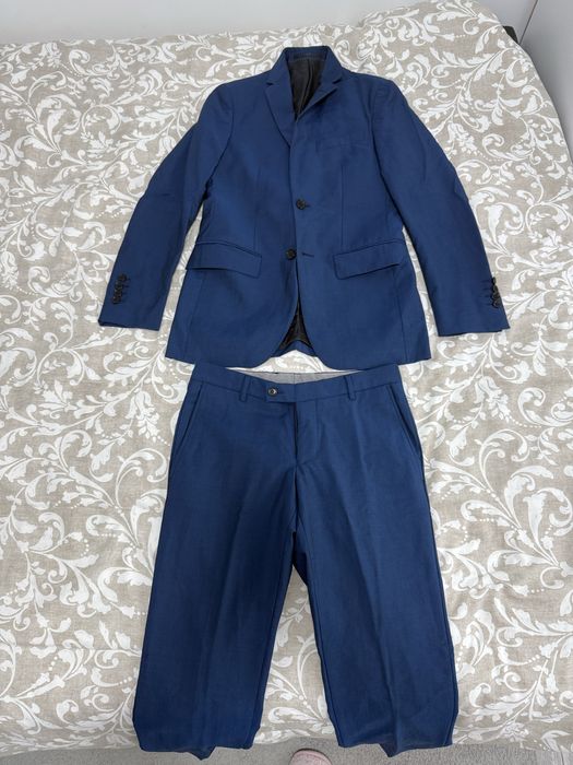 Costum Bigotti Artigiani, bleumarin,model Conti, marime S/ 44