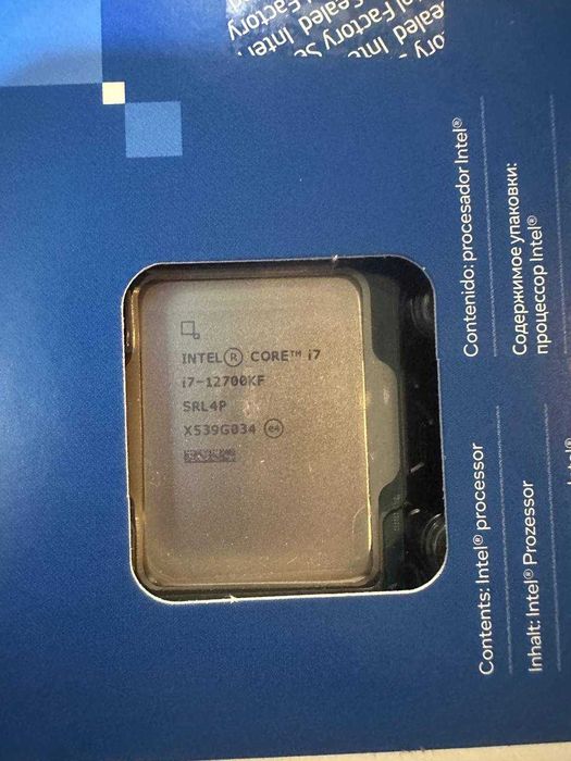 Новые процессоры intel core i7 12700kf / box версия