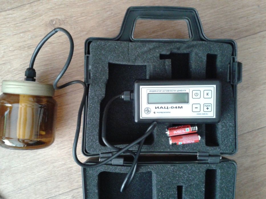 Индикатор активности цемента. Подробно в описании.