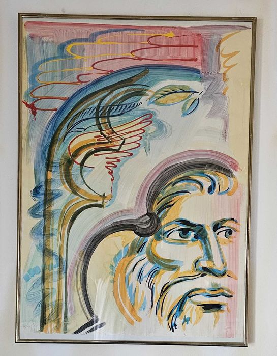 4 tablouri - pictura abstracta