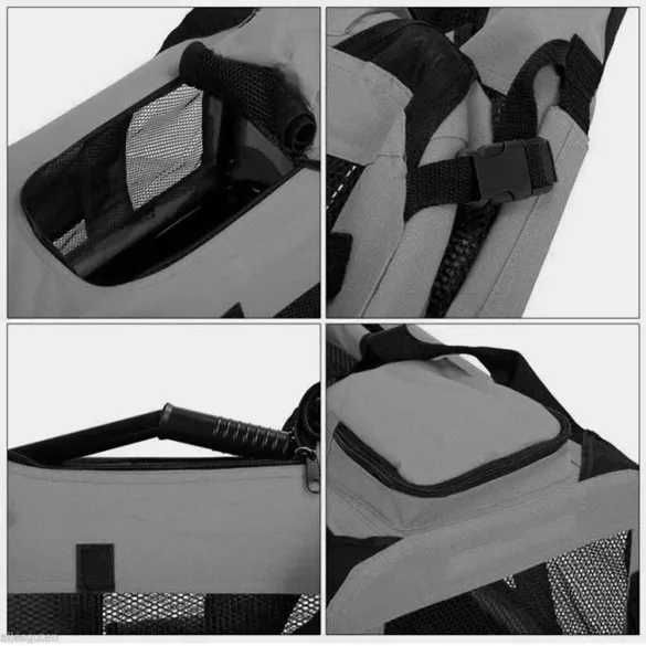 Транспортна чанта за куче / Мека транспортна чанта за кучета за кола