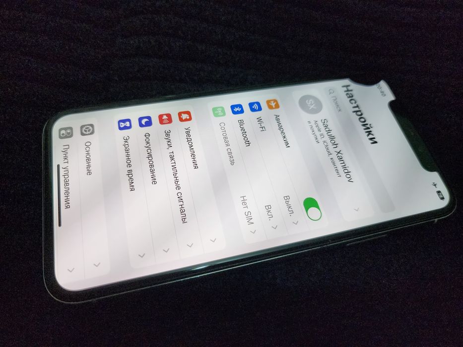 Iphone X LL/A White 64GB акум 100% усиленный Фасе ид Все работает